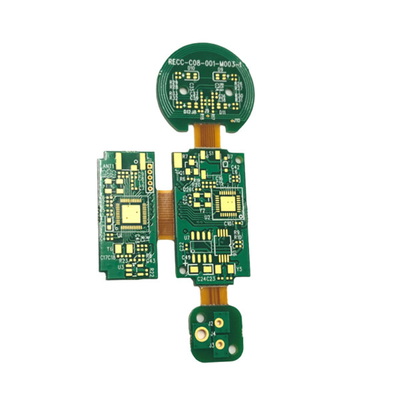 Polyimide Quick Turn Flex Circuits 4L Rigid Custom Flexible Pcb 4mil
