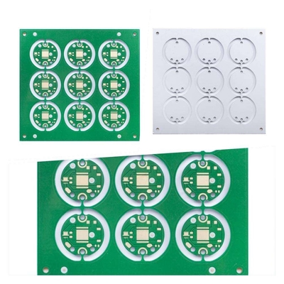 LED Light Single Sided PCB Aluminum Printed Circuit Board 3.0mm 2oz