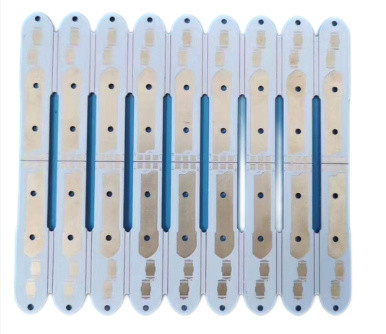 2.4mm FR4 Double Sided Copper Clad Board White Solder Mask 1OZ