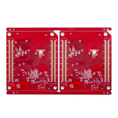 1.6mm Multilayer Printed Circuit Board Electronic FR4 Red PCB