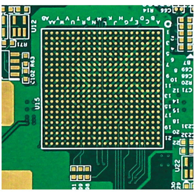 4 Layer HDI Printed Circuit Boards 1.6mm Green Solder Mask 3mil